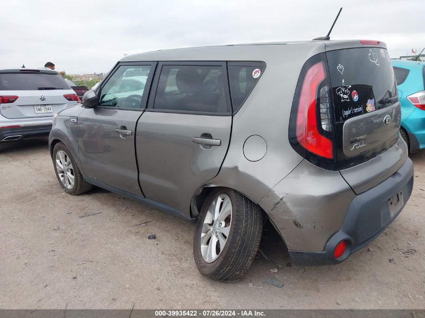 2015 Kia Soul + VIN: KNDJP3A58F7141751 Lot: 39935422