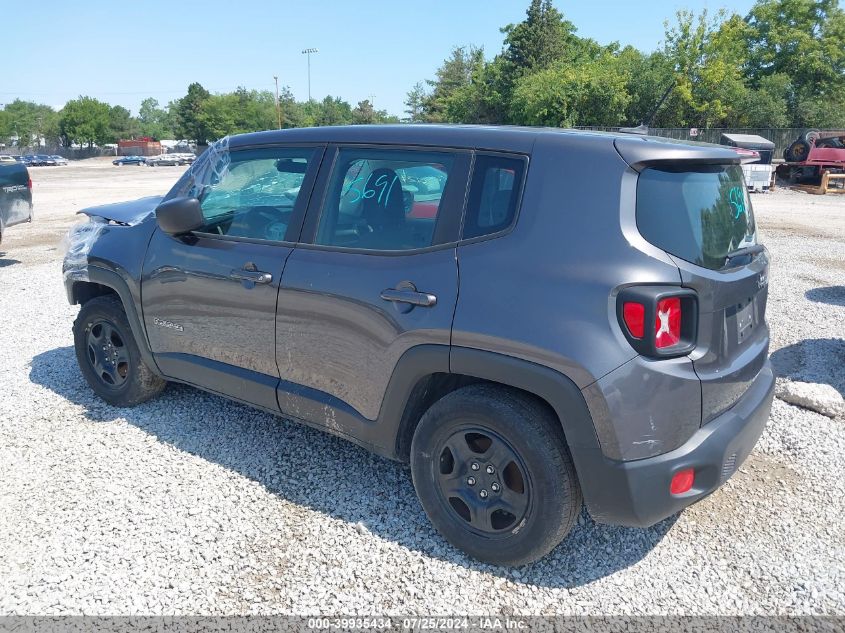 ZACCJAAB7HPG07969 2017 Jeep Renegade Sport Fwd