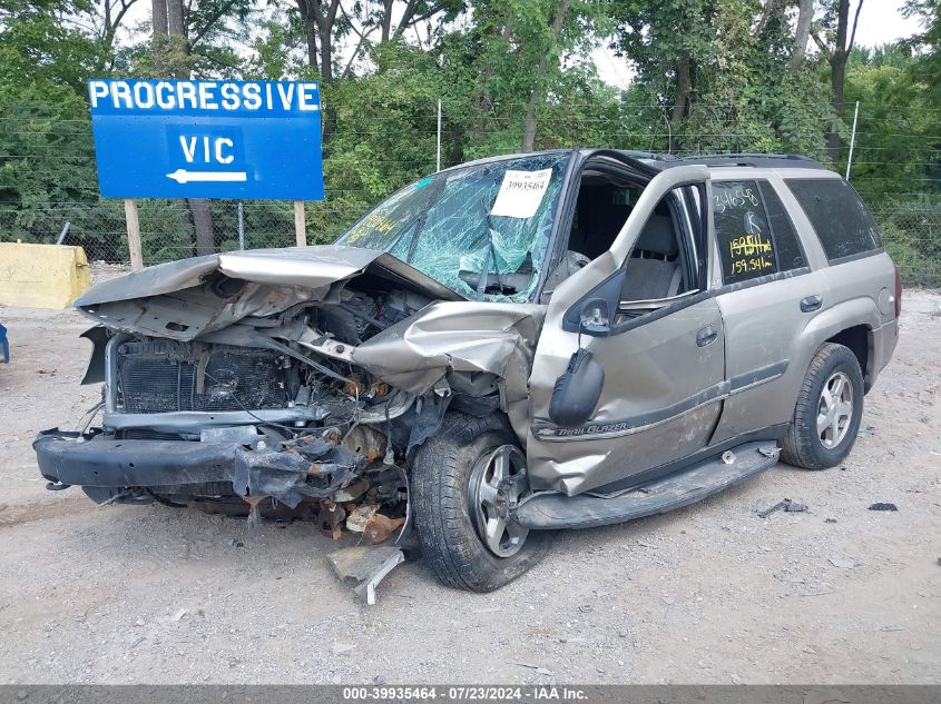 2002 Chevrolet Trailblazer VIN: 1GNDT13S822346548 Lot: 39935464