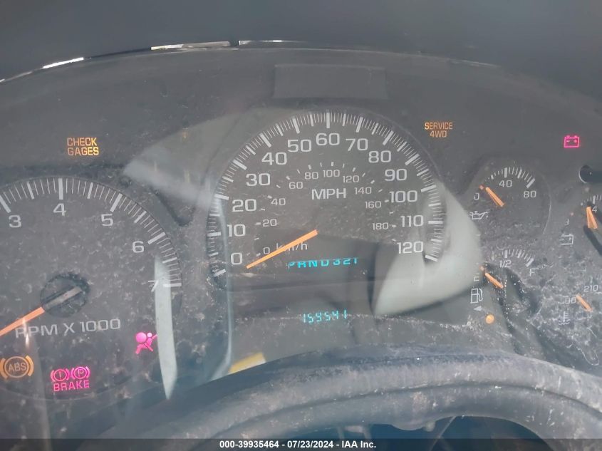 2002 Chevrolet Trailblazer VIN: 1GNDT13S822346548 Lot: 39935464