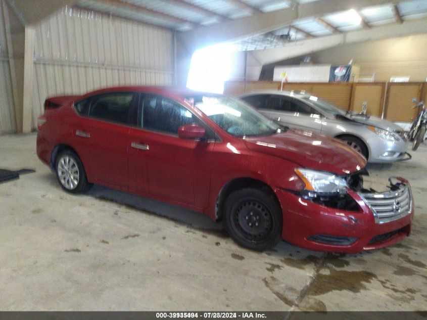 3N1AB7AP3EL683120 2014 Nissan Sentra S