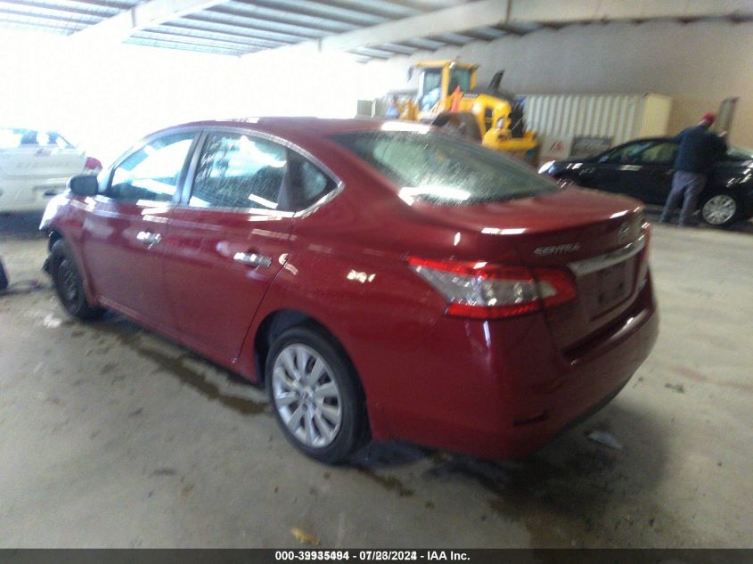 3N1AB7AP3EL683120 2014 Nissan Sentra S