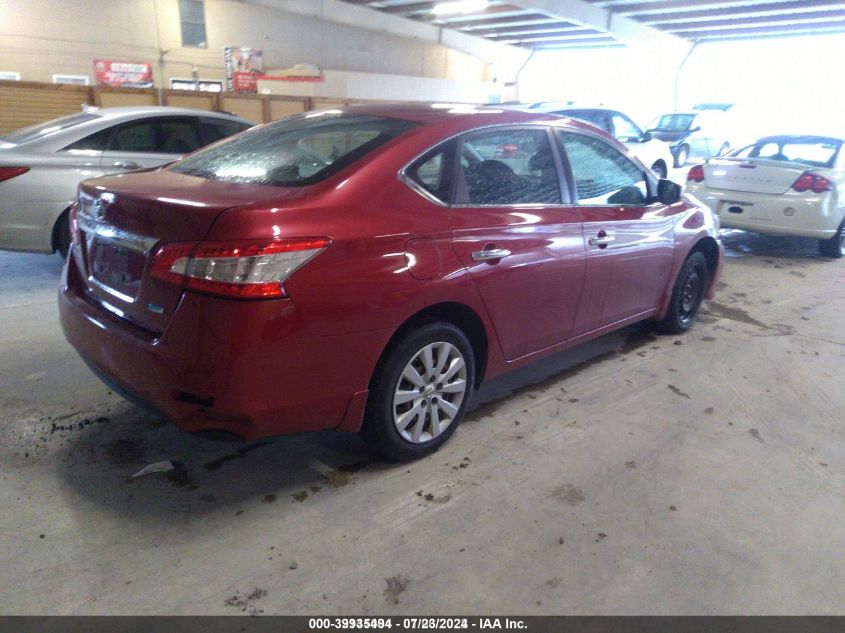 3N1AB7AP3EL683120 2014 Nissan Sentra S