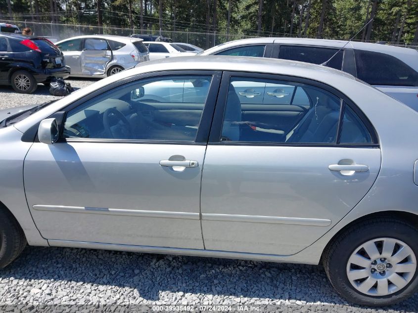 2003 Toyota Corolla Le VIN: 1NXBR32E93Z128013 Lot: 39935492