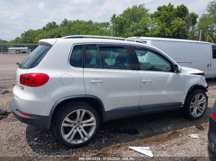 2012 Volkswagen Tiguan Sel VIN: WVGBV7AX9CW560093 Lot: 39935516