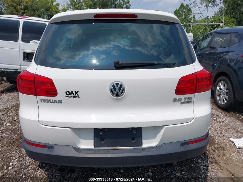 2012 Volkswagen Tiguan Sel VIN: WVGBV7AX9CW560093 Lot: 39935516