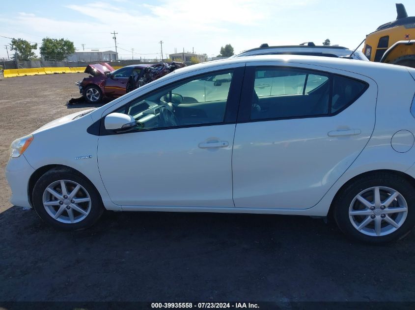 2013 Toyota Prius C Four VIN: JTDKDTB39D1054547 Lot: 39935558