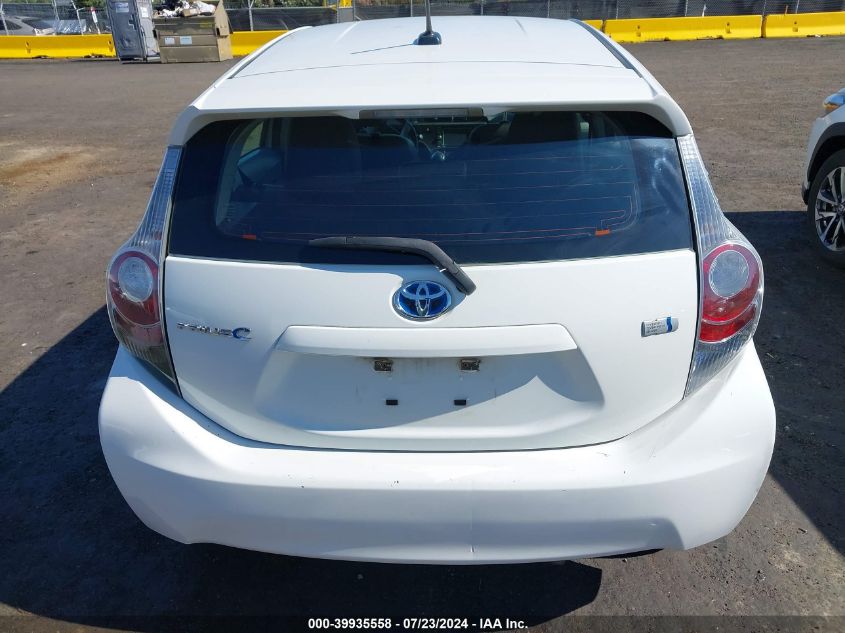 2013 Toyota Prius C Four VIN: JTDKDTB39D1054547 Lot: 39935558