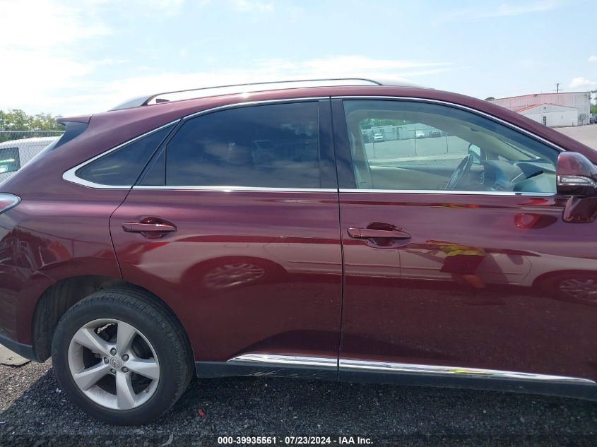 2015 Lexus Rx 350 VIN: 2T2BK1BA4FC272365 Lot: 39935561