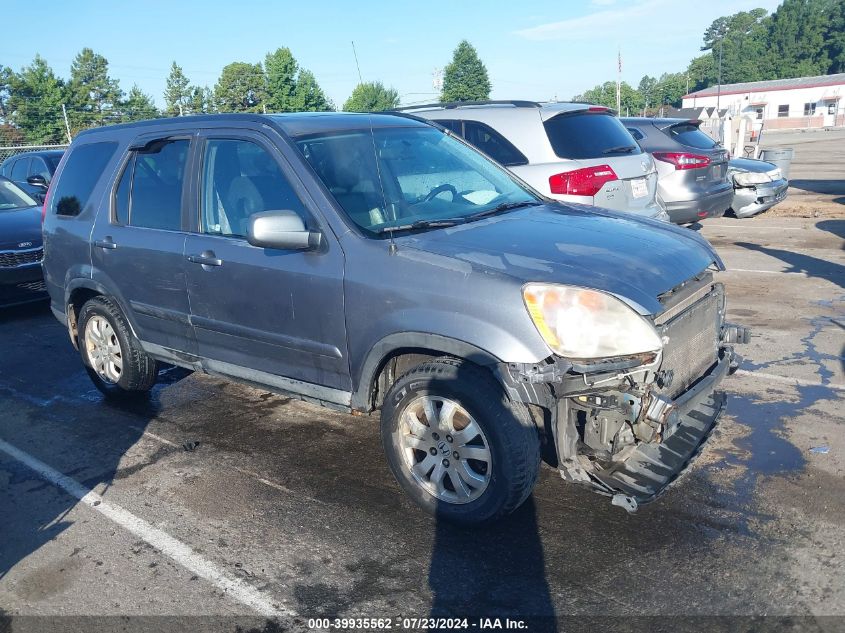 2005 Honda Cr-V Se VIN: SHSRD78965U316737 Lot: 39935562