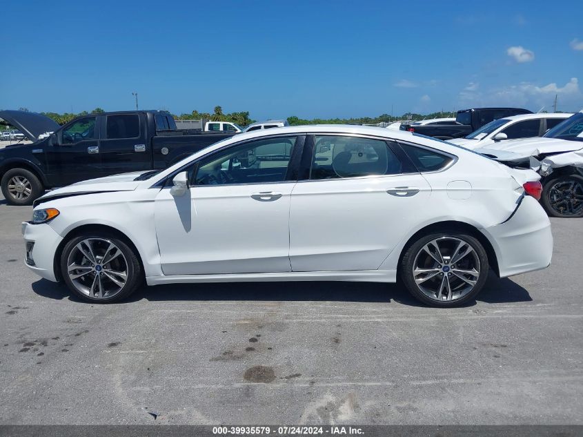 2020 Ford Fusion Titanium VIN: 3FA6P0D97LR199573 Lot: 39935579
