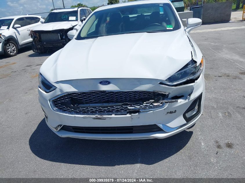 2020 Ford Fusion Titanium VIN: 3FA6P0D97LR199573 Lot: 39935579