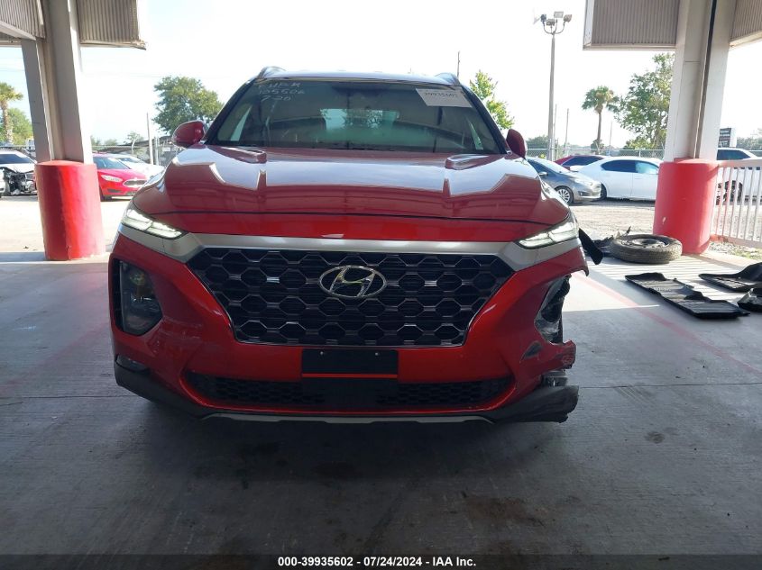 2020 Hyundai Santa Fe Sel VIN: 5NMS33ADXLH270912 Lot: 39935602