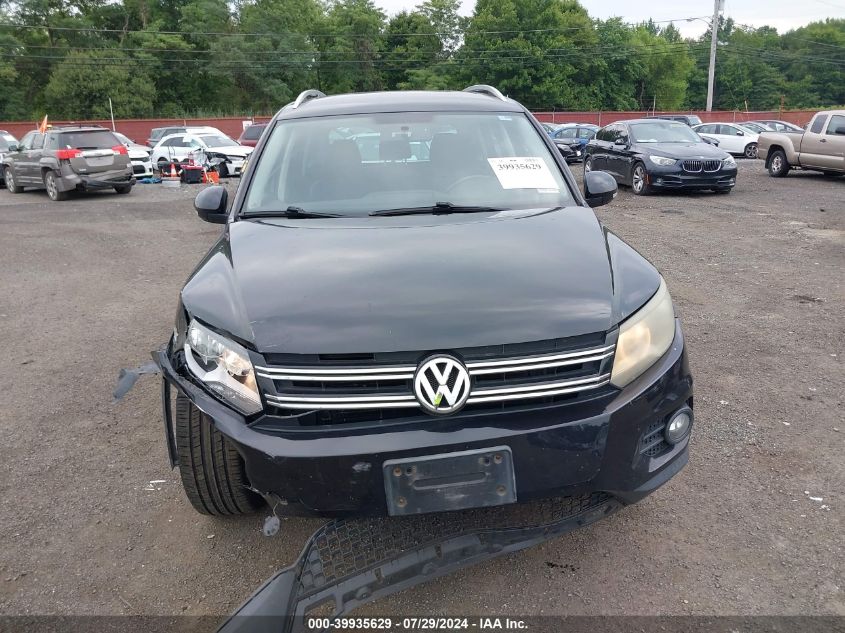 2013 Volkswagen Tiguan Se VIN: WVGBV3AX4DW622834 Lot: 39935629