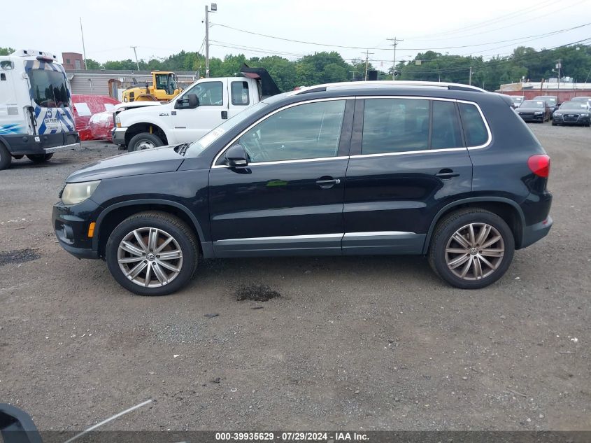 2013 Volkswagen Tiguan Se VIN: WVGBV3AX4DW622834 Lot: 39935629