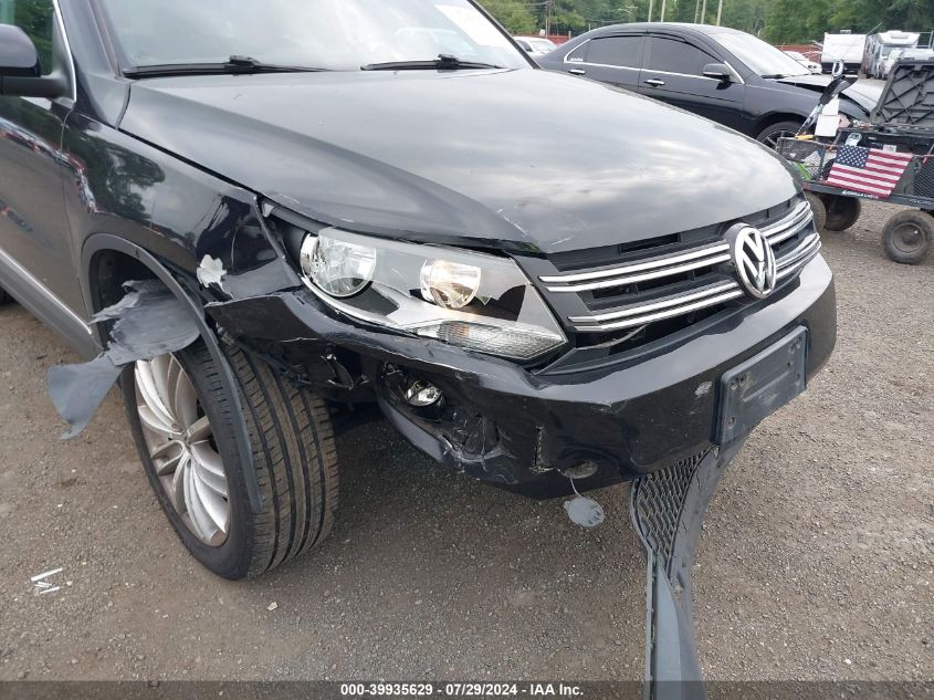 2013 Volkswagen Tiguan Se VIN: WVGBV3AX4DW622834 Lot: 39935629