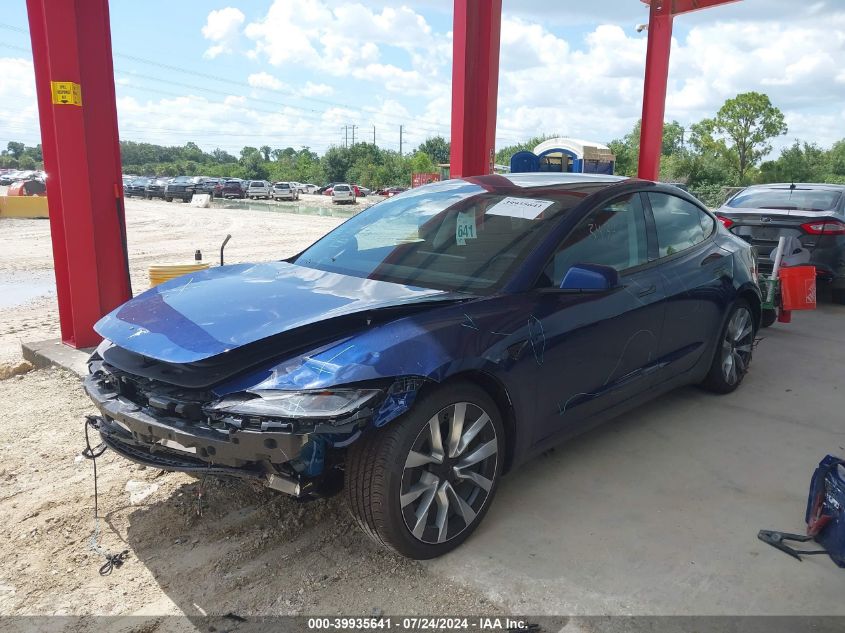 5YJ3E1EA1RF729404 2024 TESLA MODEL 3 - Image 2