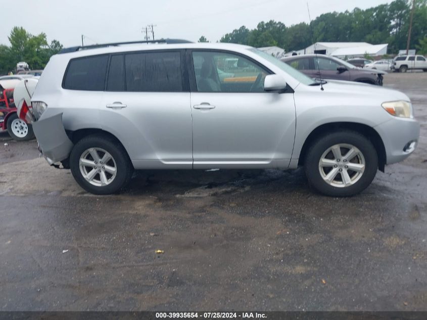 2010 Toyota Highlander VIN: JTEBK3EH0A2163588 Lot: 39935654