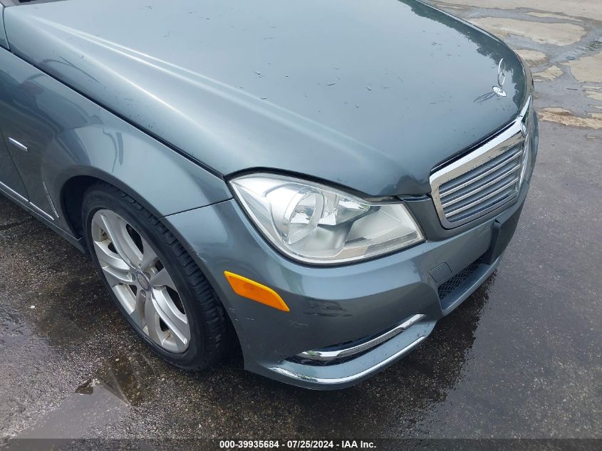 2012 Mercedes-Benz C 250 Luxury/Sport VIN: WDDGF4HB0CR217435 Lot: 39935684