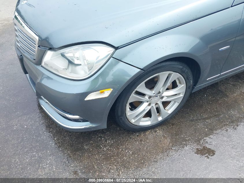 2012 Mercedes-Benz C 250 Luxury/Sport VIN: WDDGF4HB0CR217435 Lot: 39935684