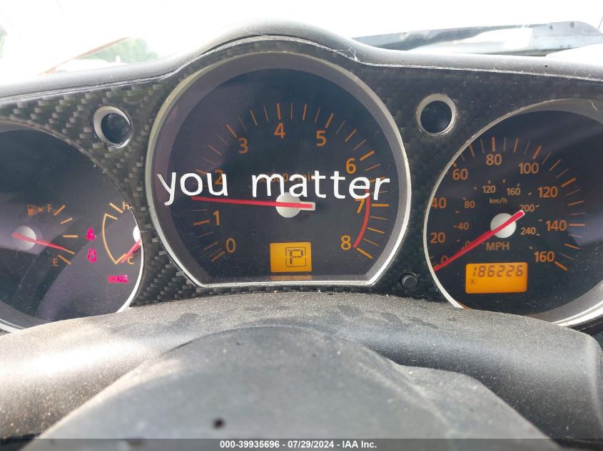 2003 Nissan 350Z Touring VIN: JN1AZ34DX3T107121 Lot: 39935696