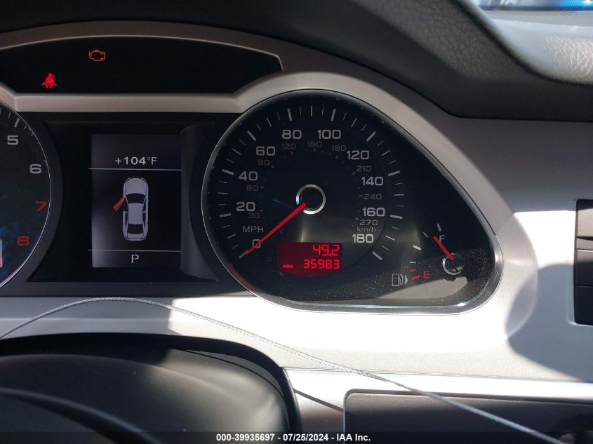 2011 Audi A6 3.0 Premium VIN: WAUFGAFB2BN051264 Lot: 39935697