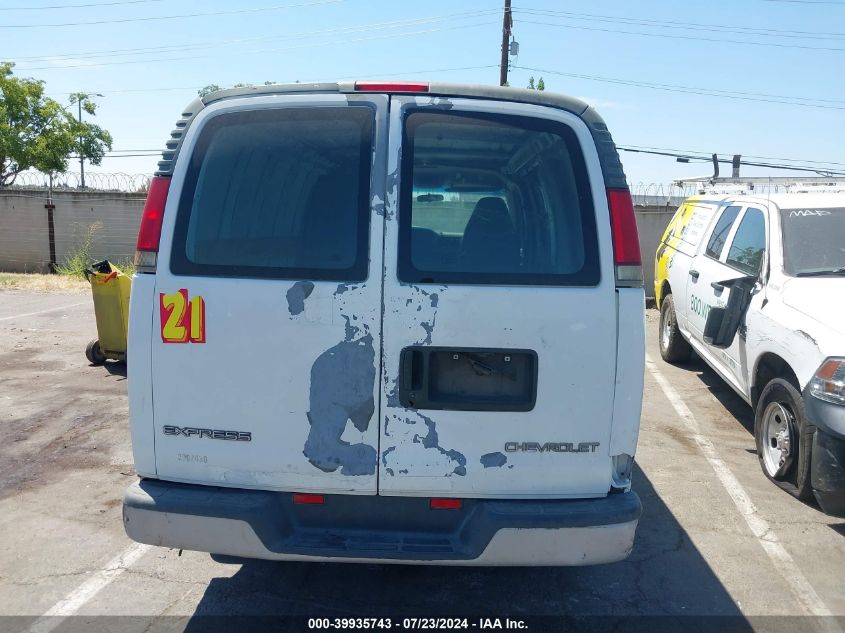 2000 Chevrolet Express VIN: 1GCFG25W9Y1210035 Lot: 39935743