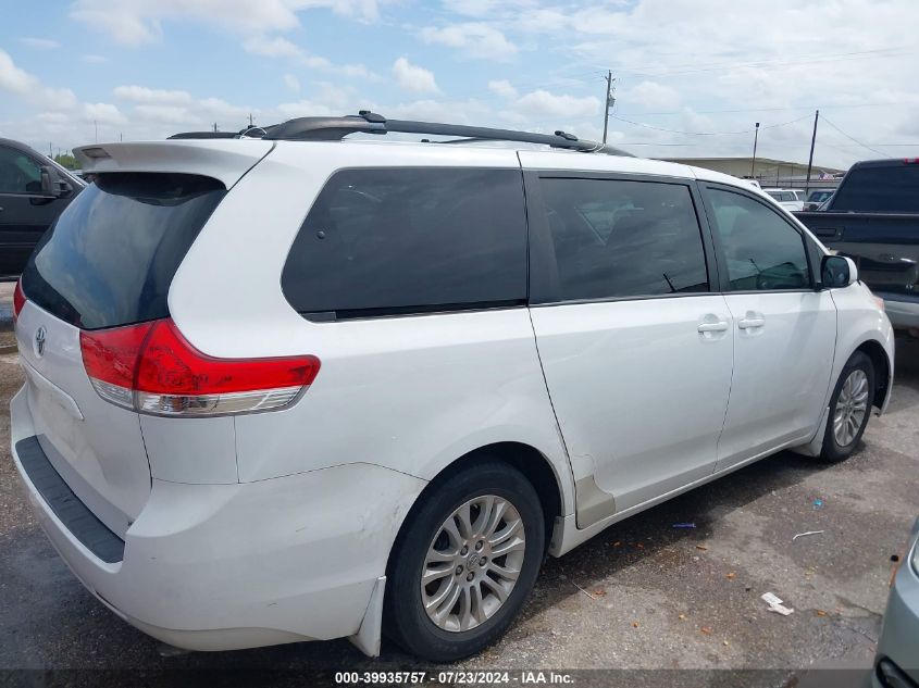 2013 Toyota Sienna Xle V6 8 Passenger VIN: 5TDYK3DC2DS302511 Lot: 39935757