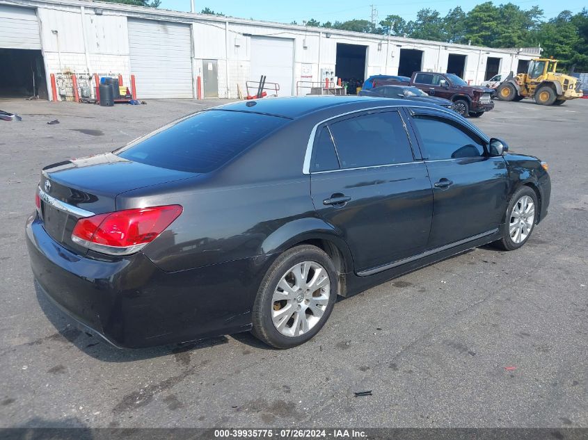 2011 Toyota Avalon VIN: 4T1BK3DB6BU387161 Lot: 39935775