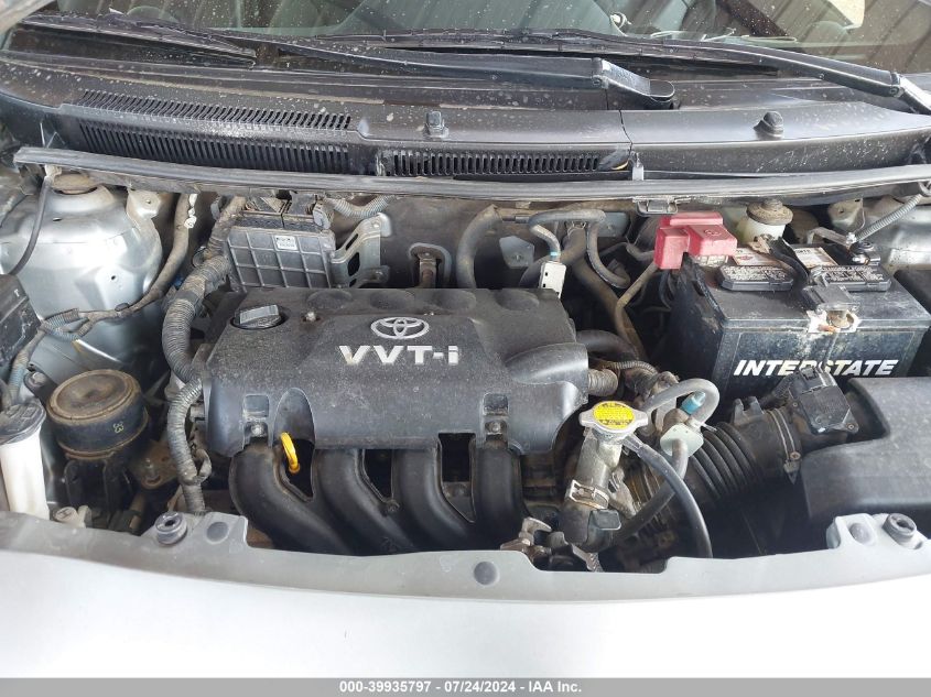 2011 Toyota Yaris VIN: JTDKT4K33B5327299 Lot: 39935797