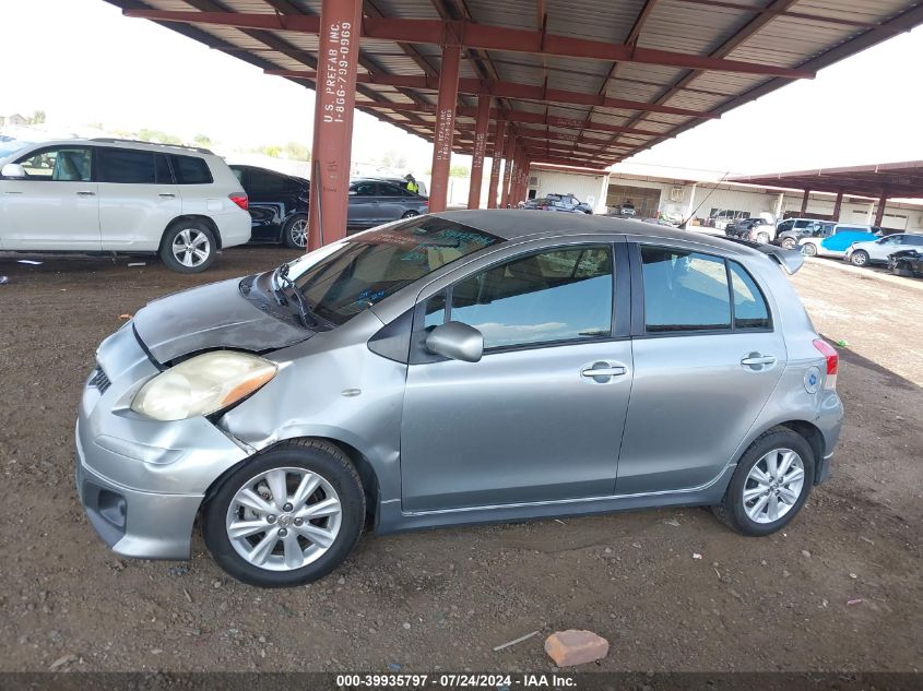 2011 Toyota Yaris VIN: JTDKT4K33B5327299 Lot: 39935797