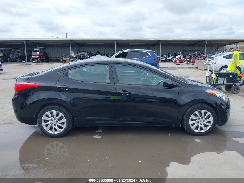 2012 Hyundai Elantra Gls VIN: 5NPDH4AE1CH074904 Lot: 39935808