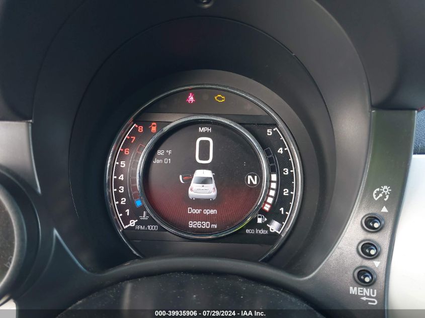 2015 Fiat 500 Abarth VIN: 3C3CFFFH5FT590529 Lot: 39935906