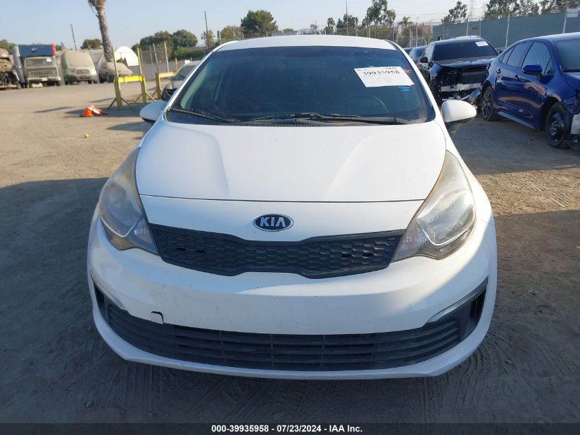 2016 Kia Rio Lx VIN: KNADM4A33G6546320 Lot: 39935958