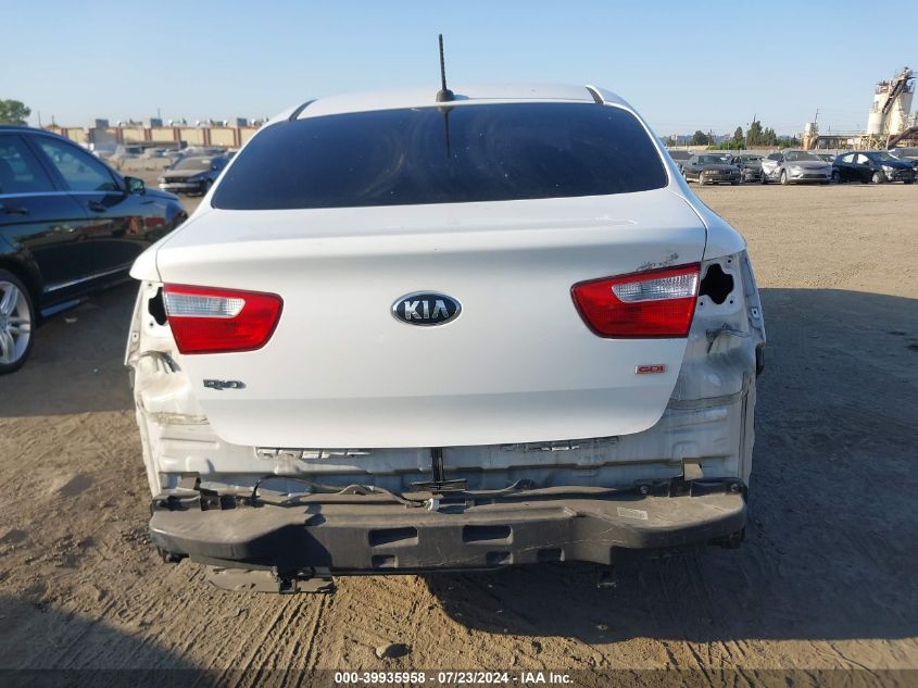 2016 Kia Rio Lx VIN: KNADM4A33G6546320 Lot: 39935958