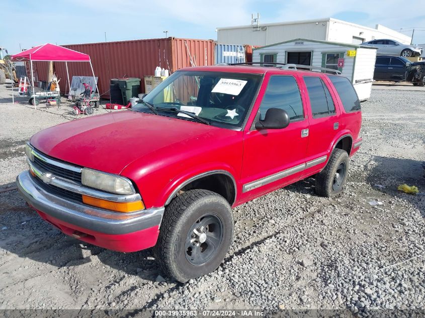 1998 Chevrolet Blazer Ls VIN: 1GNDT13W0W2151360 Lot: 39935963