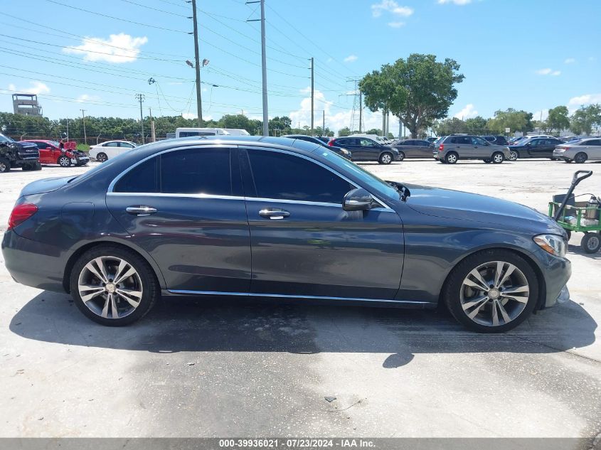 2015 Mercedes-Benz C 300 Luxury/Sport VIN: 55SWF4JB3FU092455 Lot: 39936021