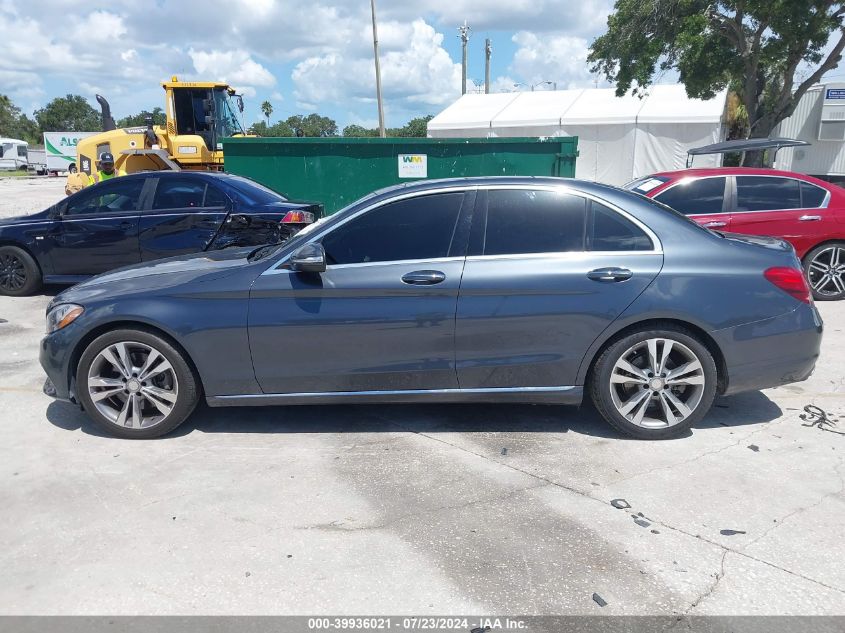 2015 Mercedes-Benz C 300 Luxury/Sport VIN: 55SWF4JB3FU092455 Lot: 39936021