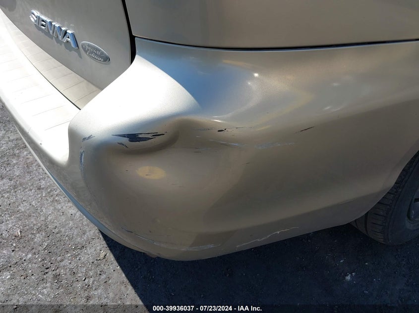 2007 Toyota Sienna Ce VIN: 5TDZK23C37S004876 Lot: 39936037