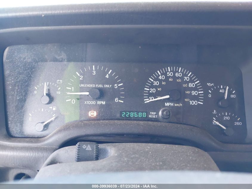 1999 Jeep Cherokee Classic/Sport VIN: 1J4FT68S5XL664548 Lot: 39936039