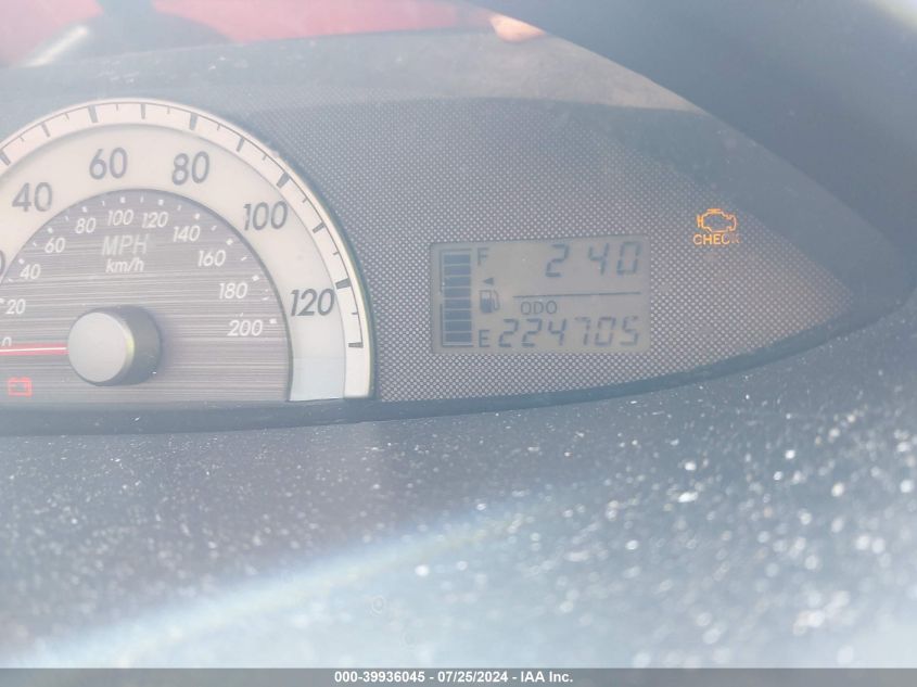 2007 Toyota Yaris VIN: JTDBT923371110962 Lot: 39936045