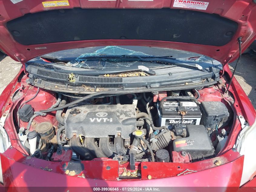 2007 Toyota Yaris VIN: JTDBT923371110962 Lot: 39936045