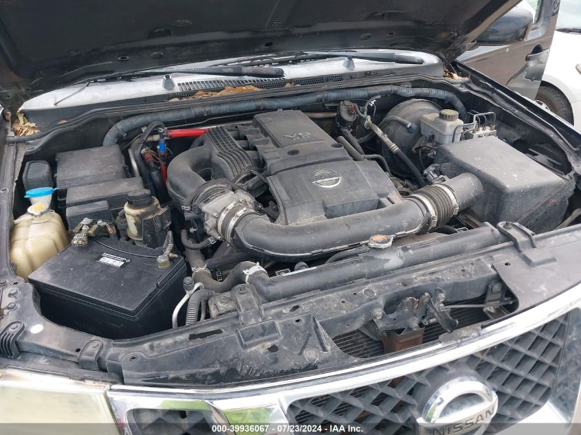 2010 Nissan Pathfinder Se VIN: 5N1AR1NN7AC604581 Lot: 39936067