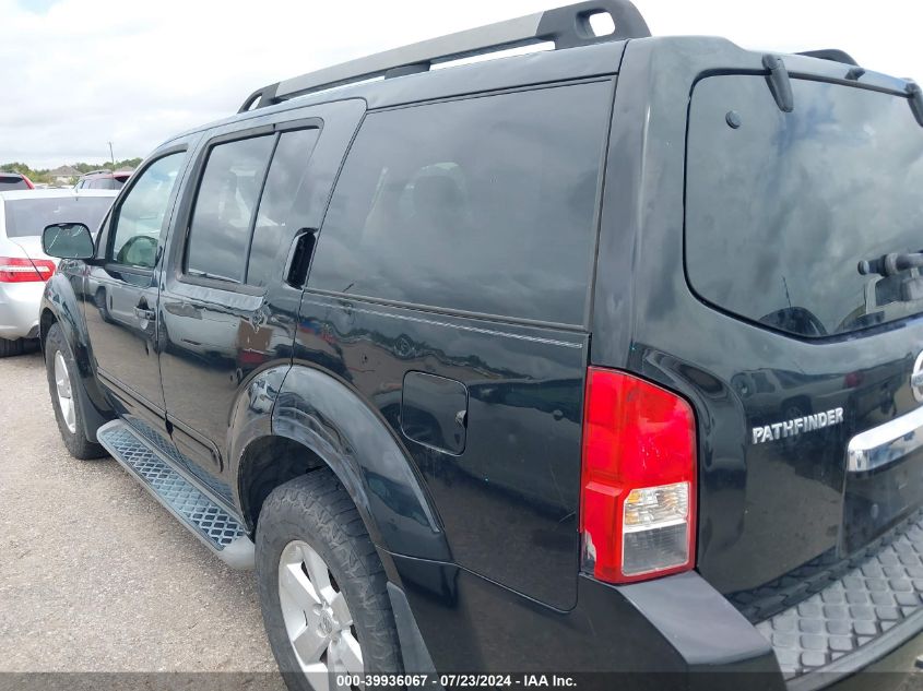 2010 Nissan Pathfinder Se VIN: 5N1AR1NN7AC604581 Lot: 39936067