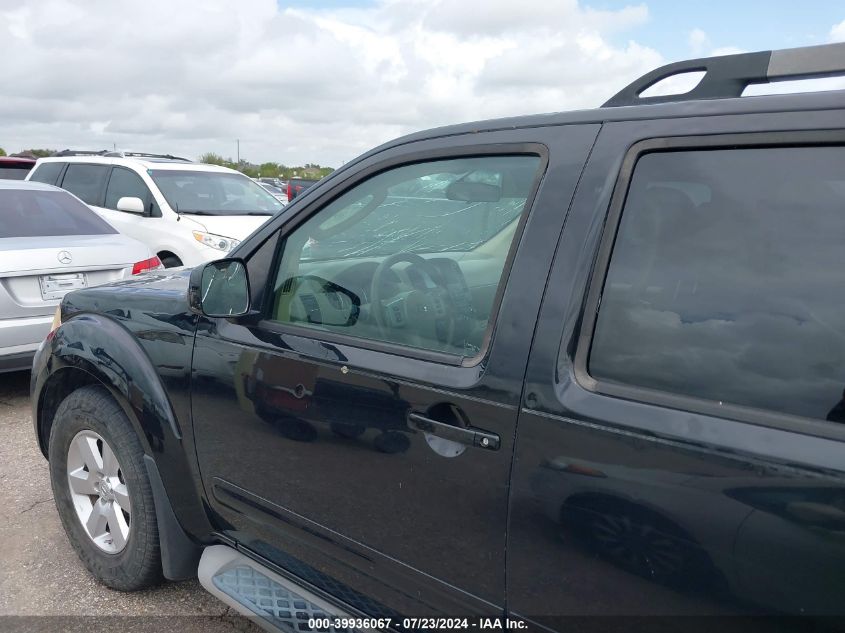 2010 Nissan Pathfinder Se VIN: 5N1AR1NN7AC604581 Lot: 39936067