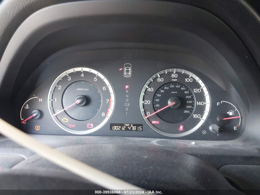 2009 Honda Accord 2.4 Lx-P VIN: JHMCP26499C016447 Lot: 39936068