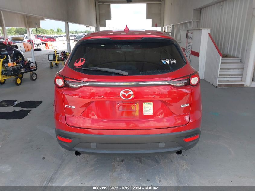 2016 Mazda Cx-9 Touring VIN: JM3TCACY8G0111988 Lot: 39936072