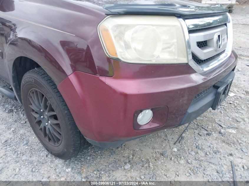 2009 Honda Pilot Ex-L VIN: 5FNYF385X9B021620 Lot: 39936121