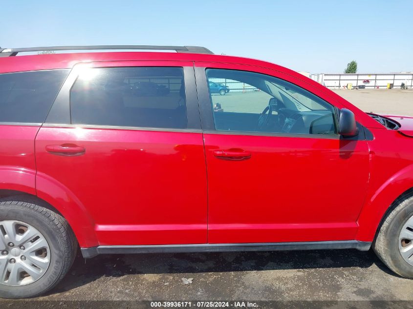 2014 Dodge Journey Se VIN: 3C4PDCAB1ET268621 Lot: 39936171