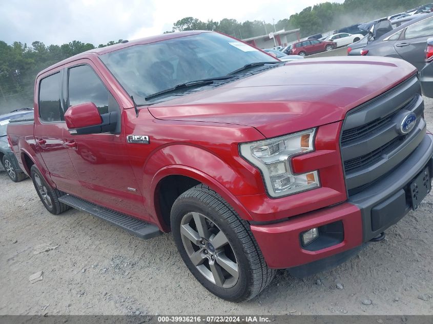 2015 FORD F-150 LARIAT - 1FTEW1EG9FKD39384